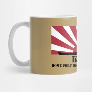 KURE: Home Port of Battleship Yamato (Black) Mug